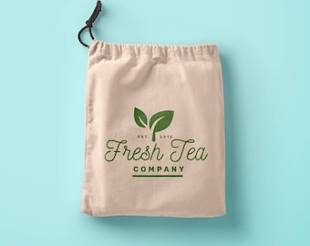 Custom logo merchandise favor bags Tea favor custom logo bags Organic Cotton Tea Bags Muslin Tea Bags,Tea Infuser,Organic,Drawstring