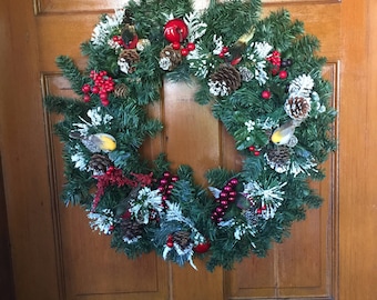 Woodland Christmas wreath