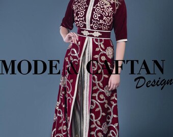 Beautiful Caftan velvet available in France, Europe and Usa