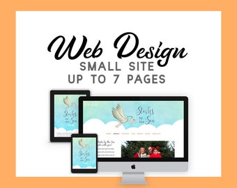 Small Website - Wordpress Web Design - Custom Divi Business Site - Responsive Website