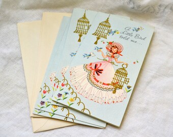 1950s NOS Get Well Greeting Card with Envelope