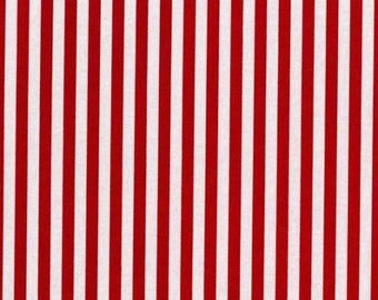 Michael Miller Fabric Festive Clown Stripe In Red CX3584-Red-X-D