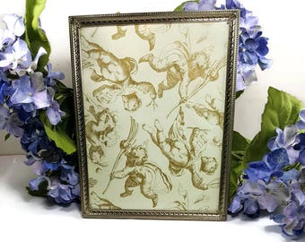 METAL PICTURE FRAME 8x10 Metal Picture Frame Gold Standing Table Top Brass Photo Frame Easel Back