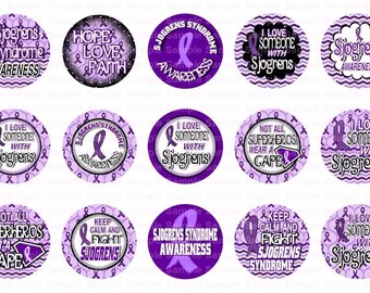 Sjogrens Awareness Bottle Cap Images 4x6 Bottlecap Collage Scrapbooking Jewelry Hairbow Center