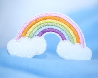 Rainbow Iron On Patch - Embroidered Patch