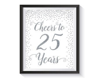 25th birthday sign | Etsy