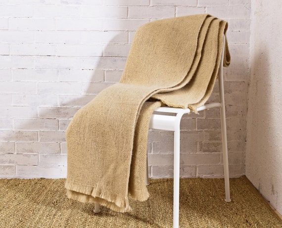 Heavy Wool Blanket / Sizes Available / 100% Sheep Wool