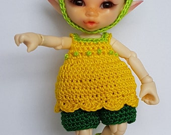 Realpuki 4 Pc Outfit Set Buttercup