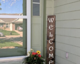 Custom Welcome Sign for Front Porch, Custom wood sign, wood sign, custom wooden sign, wooden sign, wood welcome sign, welcome sign, custom
