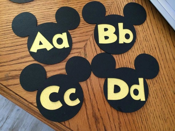 Mickey Word Wall Letters Disney Classroom Theme Mickey Word Wall Letters Disney Classroom Theme