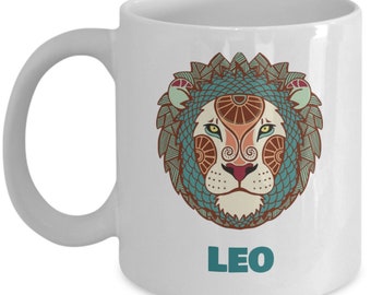 Zodiac Sign Leo Ceramic Coffee Mug