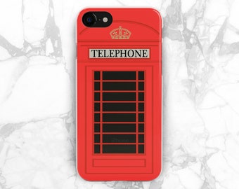 telephone box british phone case phone booth iphone 8 plus case london iphone case silicone iphone 6 cover iphone 7 iphone5s case iphone 10