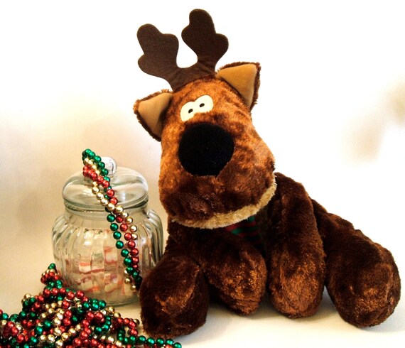 noelle snow cone reindeer stuffed animal