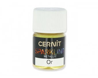 For polymer Cernit Sparkling gold metallic mica powder
