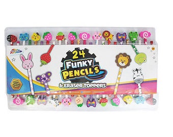 Pencils and Eraser Toppers