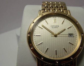 Citizen Quartz Japan Movt goldtone