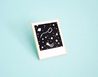 Constellation Polaroid / Enamel Pin