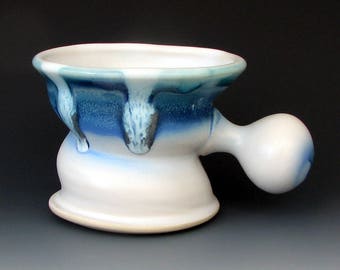STONEWARE SHAVING MUG #7 - Shaving Bowl - Shaving Cup - Shaving Lather - Shaving Soap - For Men - Wet Shave - Shaving Supplies - For Dad
