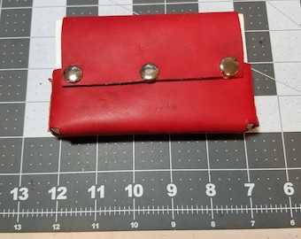 Custom Leather Index Card Pouch