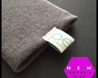 N E W - iphone 6 PLUS sock - grey (other colours available)