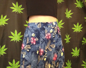 50% OFF 90s Rayon Maxi Skirt