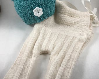 Newborn romper with hat.