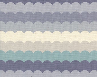 Cotton + Steel Panorama Cloud - scallops - arctic - fat quarter
