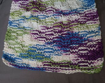Hand knit dish cloth/ wash cloth