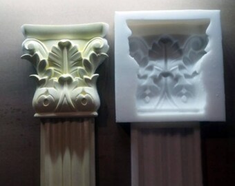 Silicone rubber for gypsum Cornice mould plaster decorations mould making Silicone mold for the production of plaster baguette Tile mold