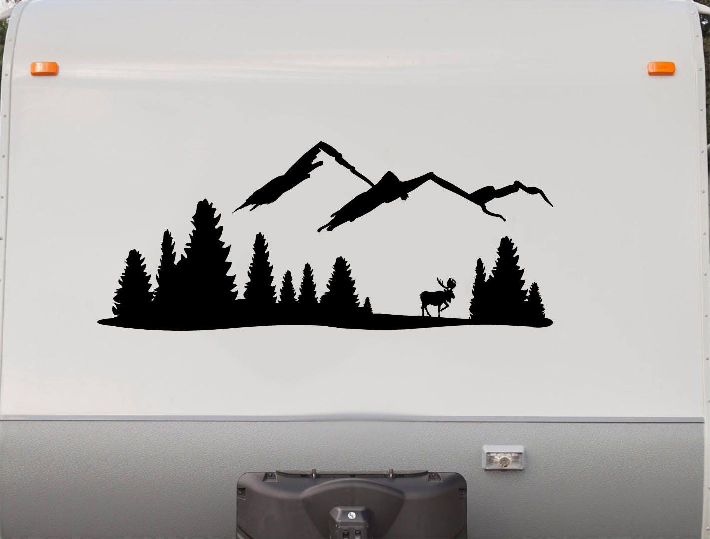 Mountains Motorhome Stripe Kit Moose RV Stickers Trailer