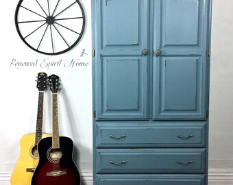 Rustic Armoire, Farmhouse Armoire, Country Charm Armoire, Rustic Wardrobe, Farmhouse Wardrobe, French Country Armoire