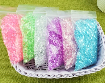 Fishbowl Beads 1 Bag - Slime / Fishbowl Beads / Fishbowl Slime / Crunchy Slime / Clear Slime / Fishbowl / Slime Supplies / Slime Beads
