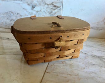 Miniature Longaberger Picnic Basket