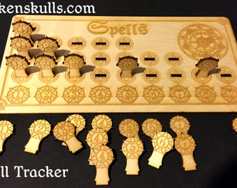 Spell Tracker for 5th Edition Dungeons and Dragons
