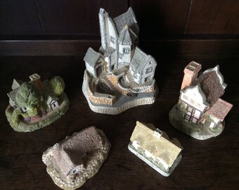 Vintage English miniature brittish houses homes model village mixed collection circa 1970/80's / English Shop