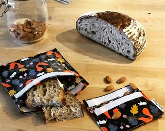 Reusable Organic Sandwich bag - Snack bag