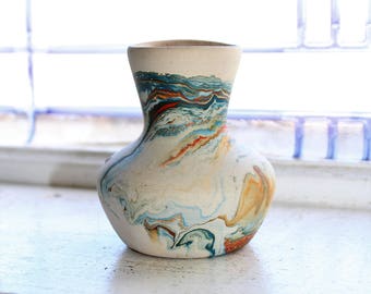 Vintage Nemadji Pottery Vase Southwestern Decor
