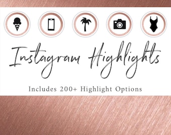 200+ Instagram Highlight Icon Covers | Bundle Set Template Options