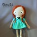 Handmade Country Rag Doll Chaozi