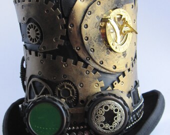 Steampunk high cylinder skeleton gears