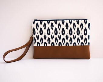 Phone Wallet, Smartphone Case, iPhone 7 plus Wristlet, Wristlet Wallet, Vegan Clutch