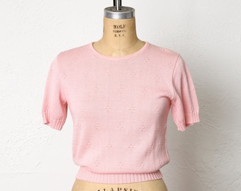 Pendleton Pink Pointelle Sweater
