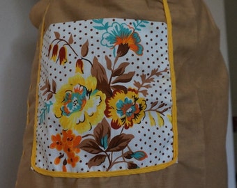 Vintage Apron Light Brown