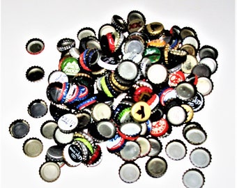 Old Bottle Caps Great Colors Vintage Retro Perfect For Crafts Candle Making More NO Plain Caps