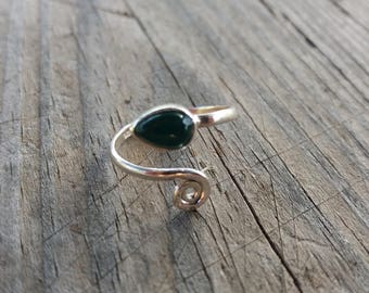 Silver toe ring / ring foot or hand silver
