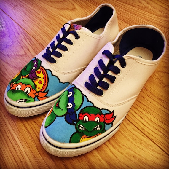 Teenage Mutant Ninja Turtles Shoes TMNT Custom Shoes Custom Teenage Mutant Ninja Turtles Shoes TMNT Custom Shoes Custom