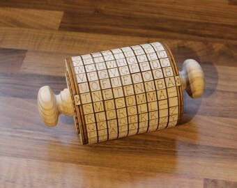 Secret Storage Cryptex plans, lock box puzzle