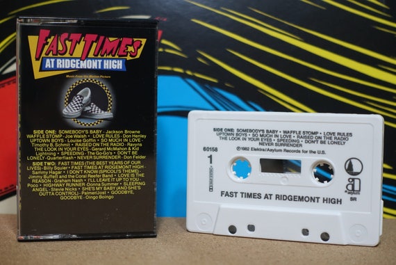 Fast Times At Ridgemont High (Music From The Motion Picture) by Various Artists Vintage Cassette Tape