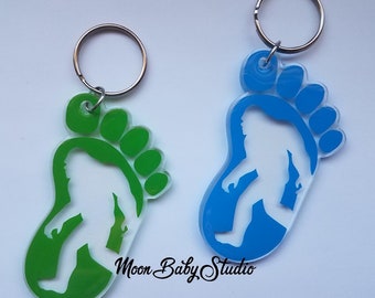 Bigfoot key chain