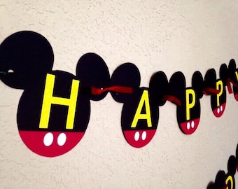 Mickey Mouse Birthday, Mickey Mouse Birthday Banner, Mickey Mouse Party, Mickey Mouse Birthday, Mickey Mouse Party Decorations